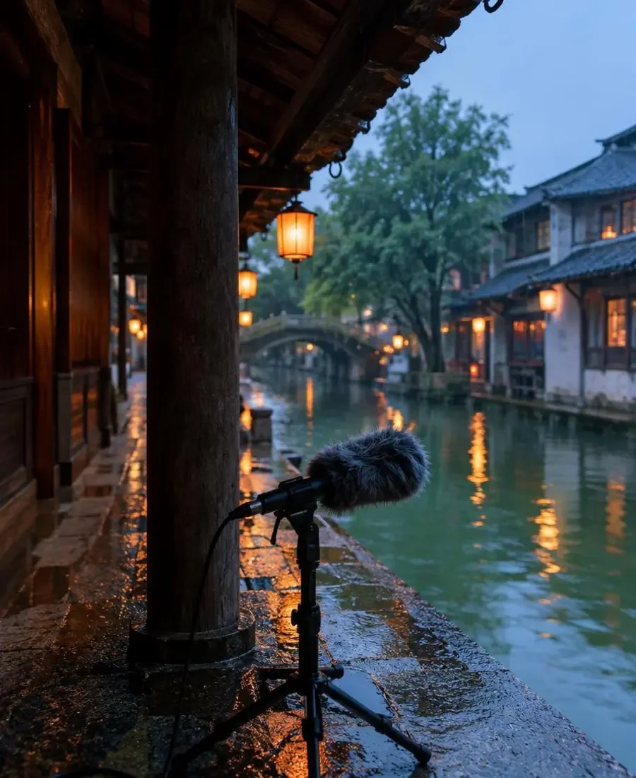 海岸故事配图：水乡的雨声要怎么录